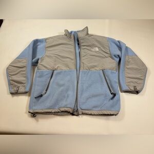 The NorthFace vintage baby blue Denali fleece jacket youth XL (bin AA)